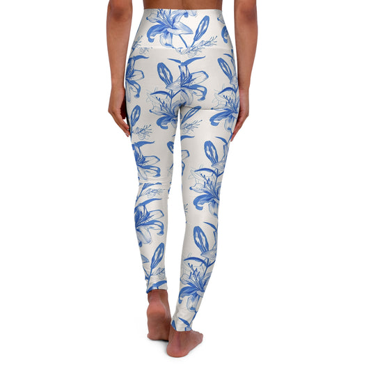 Floral High Waisted Yoga Leggings