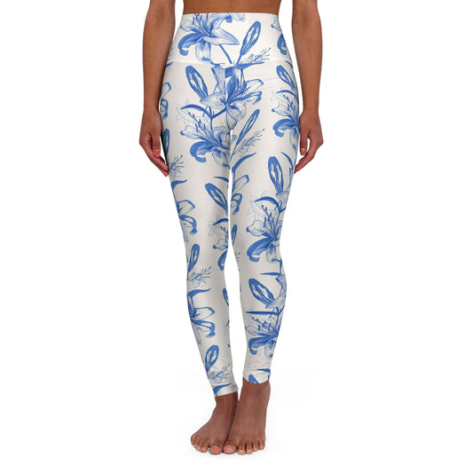 Floral High Waisted Yoga Leggings